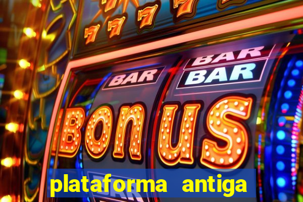 plataforma antiga de jogos